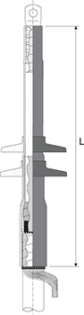 Endverschlüsse für 1-Leiter Kunststoffkabel