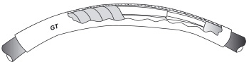 Flexible Verbindungsmuffen für gummischlauchleitungen, mit hochflexiblen, abriebfesten Schrumpfschläuchen